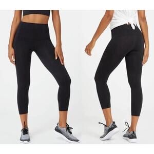 SPANX Look at me now no show seamless leggings black small